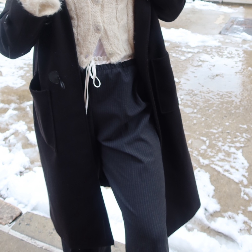 Zara Wide Leg Tie Trousers - Picture 4 of 5